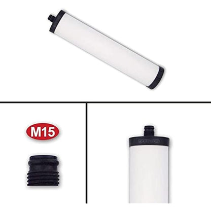 Doulton Ultracarb M15 |2 Pack| Drinking Water Ceramic Candle Filter | Reduces Contaminants | Improves Taste & Odour | Compatible with Franke 02, Triflow, Filterflow 1st & 2nd Gen Plastic Housing