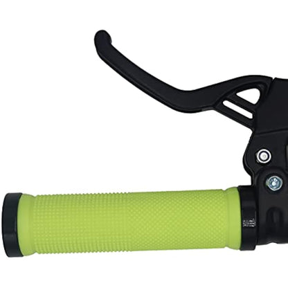PLATT Bike Handlebar Grips with Aluminum Lock Non-Slip Rubber Bicycle Handle Grip for MTB/BMX