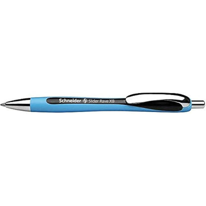 Schneider Slider Rave XB Ballpoint Pen XB Permanent Ink 5 Stück 10er Pack Komplett Pack of 5