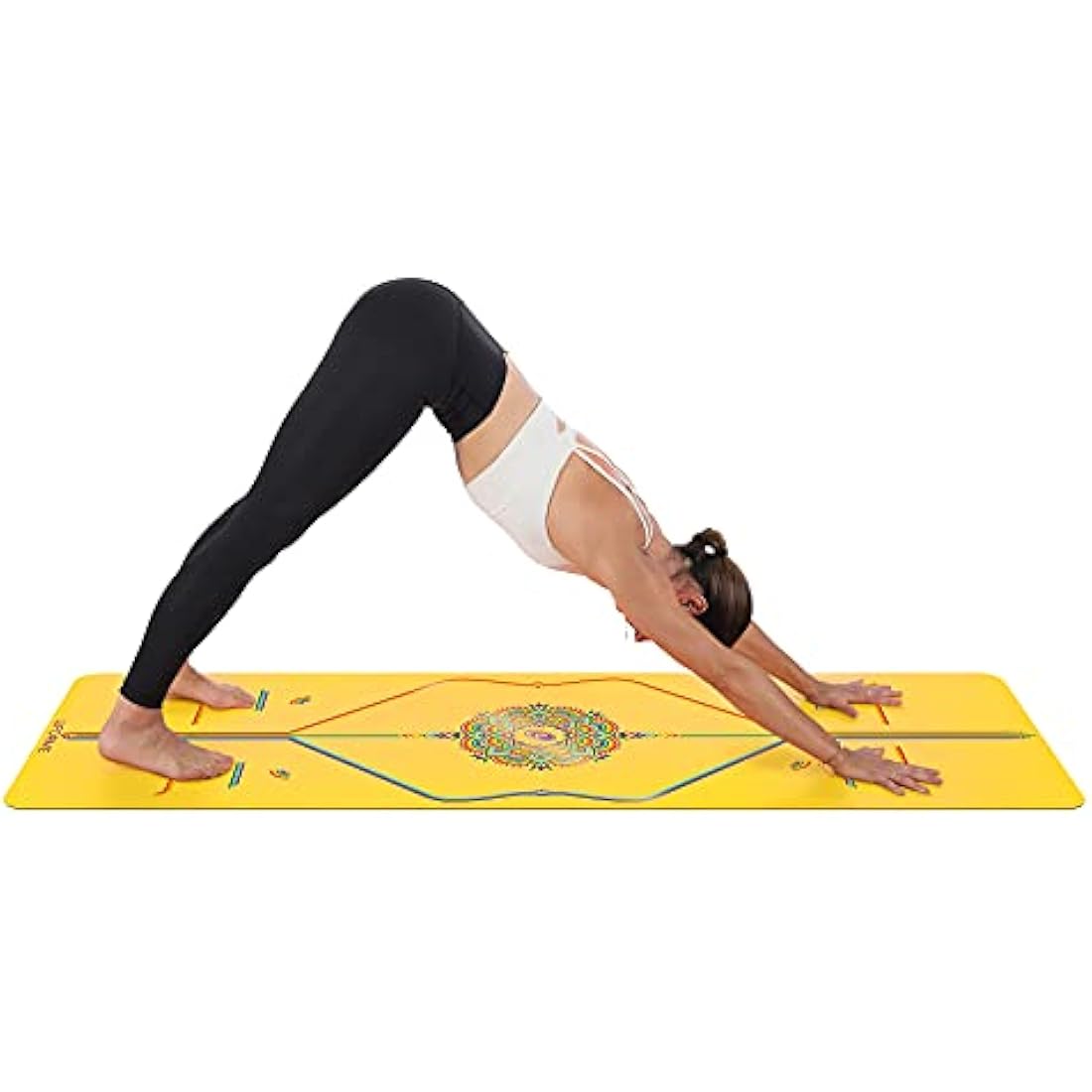 Liforme Travel Yoga mat – Patented Alignment System, Warrior-like Grip, Non-slip, Eco-friendly and Biodegradable, Ultra-lightweight, Sweat resistant, Long, Wide and Thick
