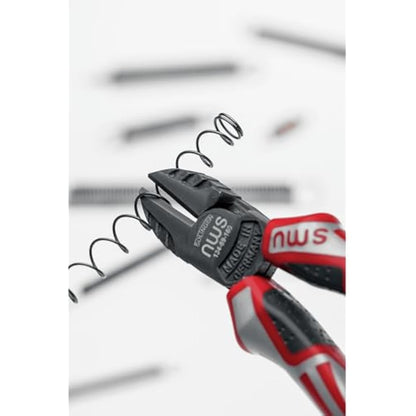 NWS 134-69-160 - Alicate Corte Diagonal Modelo sueco Serie 69 Largo 160 mm, Red, Grey