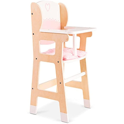 New Classic Toys 10775 Wooden Doll Chair with Pillow, Medium