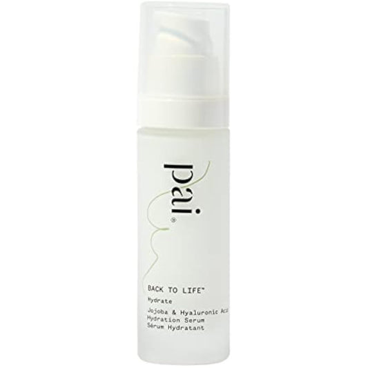 Pai Skincare | BACK TO LIFE Hydration Serum with Jojoba & Hyaluronic Acid for Smooth, Supple Skin. B-Corp, Organic, Vegan & Cruelty Free. 30ml
