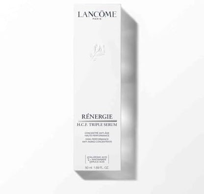 Lancôme Rénergie H.C.F. Triple Serum - Hyaluronic Acid Serum for Visible Correction of Anti Aging Signs & Dark Spots, With Vitamin C+, Niacinamide & Ferulic Acid, 50ml