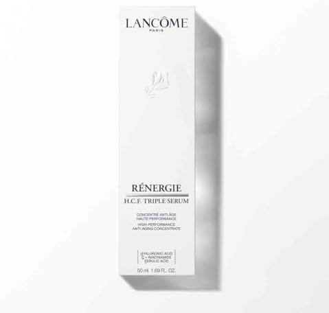 Lancôme Rénergie H.C.F. Triple Serum - Hyaluronic Acid Serum for Visible Correction of Anti Aging Signs & Dark Spots, With Vitamin C+, Niacinamide & Ferulic Acid, 50ml