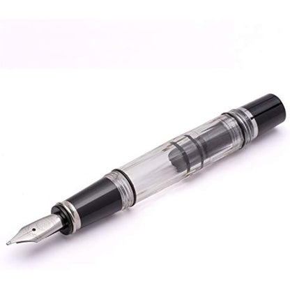 Twsbi Diamond Mini Classic Fountain Pen, Resin, Transparent, Black - M