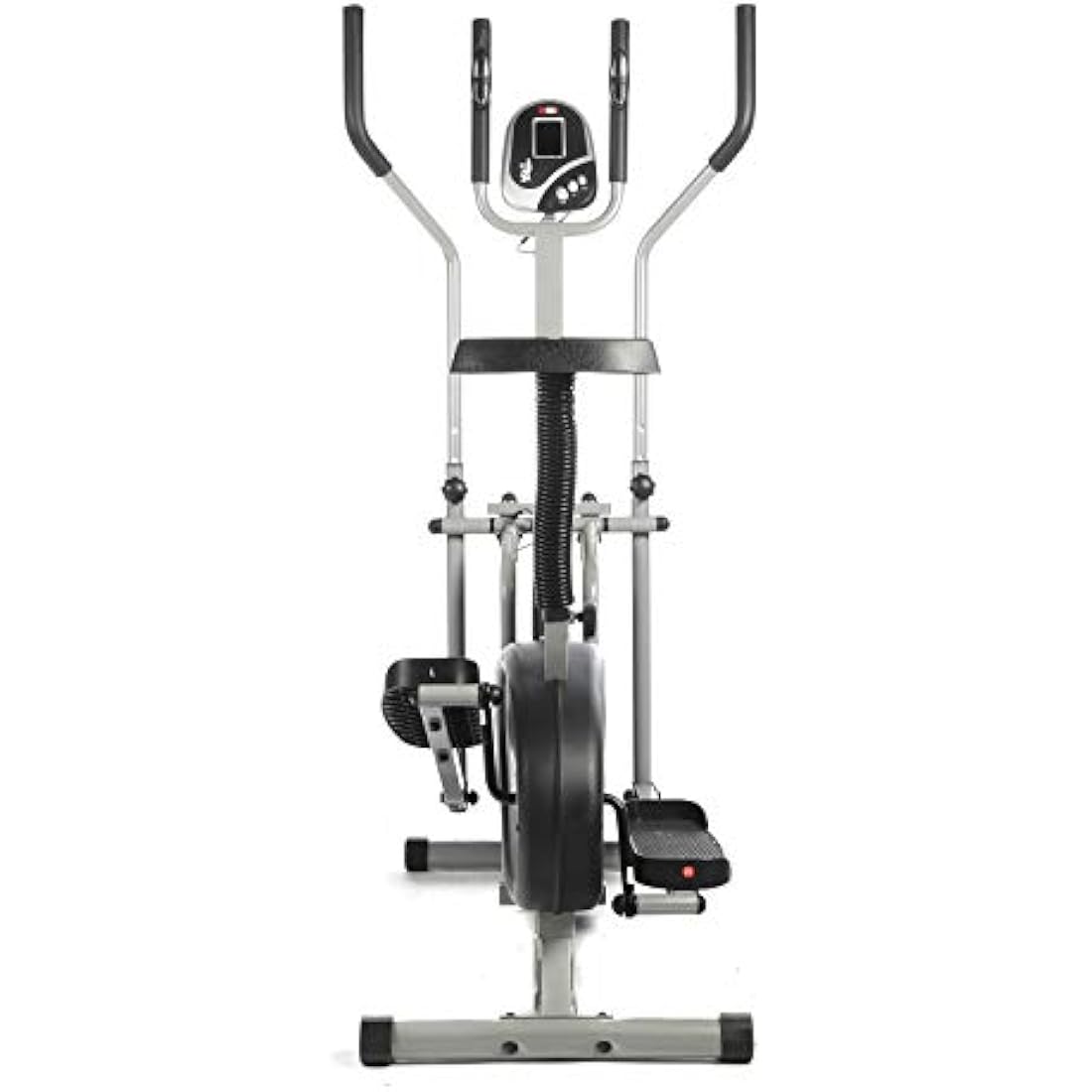 Luna Pro 2-in1 Elliptical Cross Trainer Exercise Bike-Fitness Cardio Weightloss Workout Machine-With Seat + Pulse Heart Rate Sensors