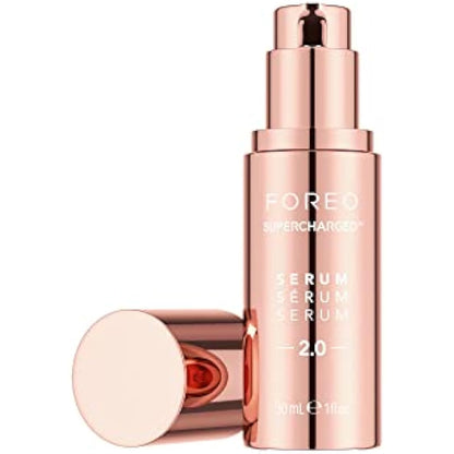 FOREO SUPERCHARGED SERUM 2.0 - Anti-aging Face Serum - Conductive Gel - Moisturizing Face Care - Hyaluronic Acid & Squalane - Vegan & Cruelty-free - All Skin Types - 30ml