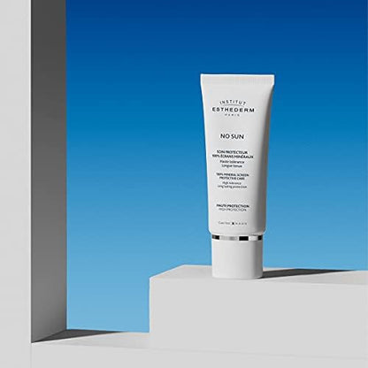 Institut Esthederm No Sun Mineral Face and Body Sun Cream, High Protection Sunscreen 50ml
