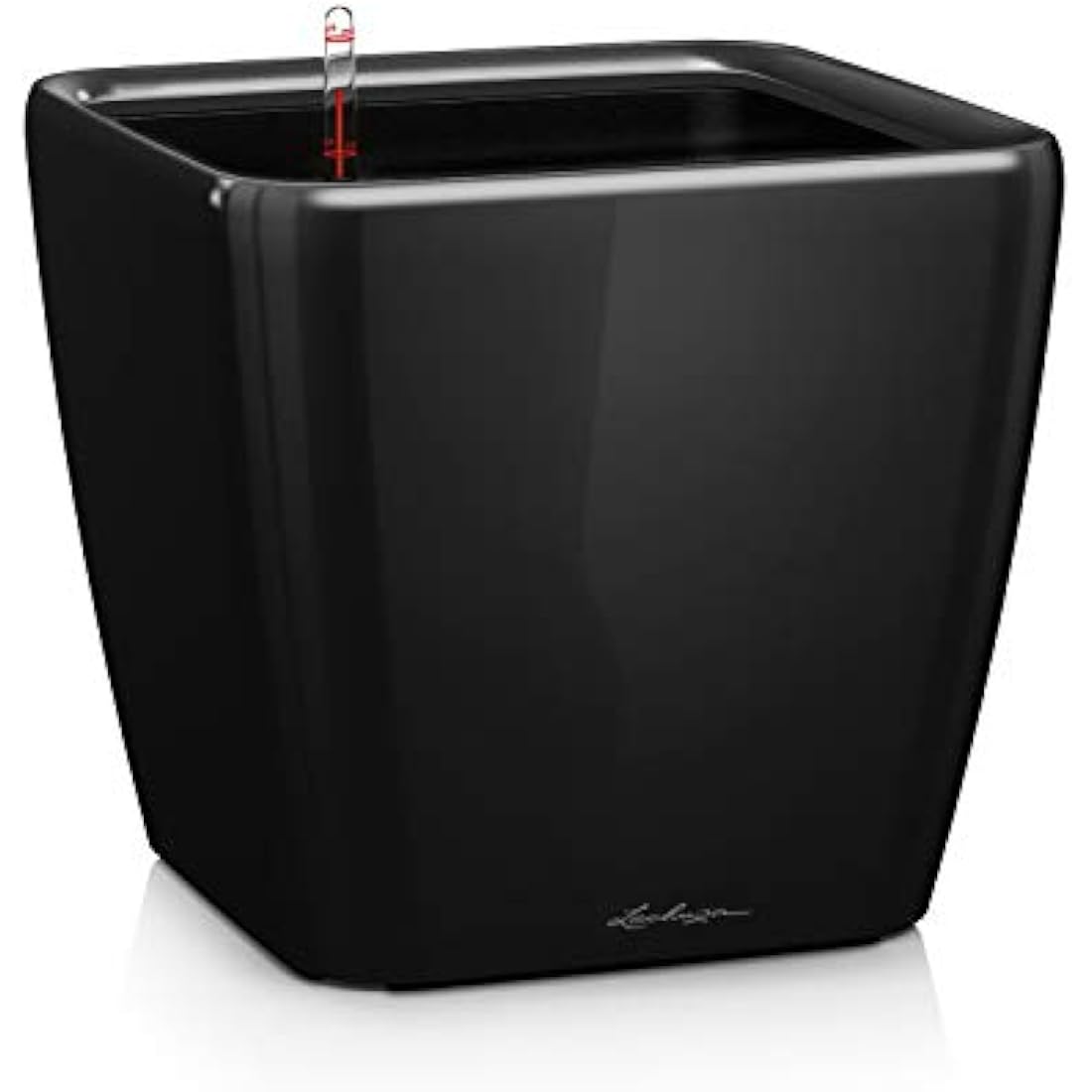 LECHUZA QUADRO Premium LS 43 black high gloss 16189