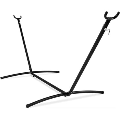 Goutime Portable Hammock Stand with Carry Bag, Fits Hammocks 9 Feet Long,550lb Capacity Black,Hanging Chair Stand,frame stand,for String-style, Brazilian-style, Flat-style【 Not