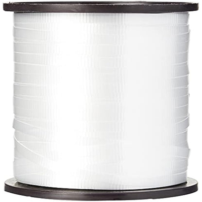 Unique Party 4850 - White Curling Ribbon 500yds (1 Count)