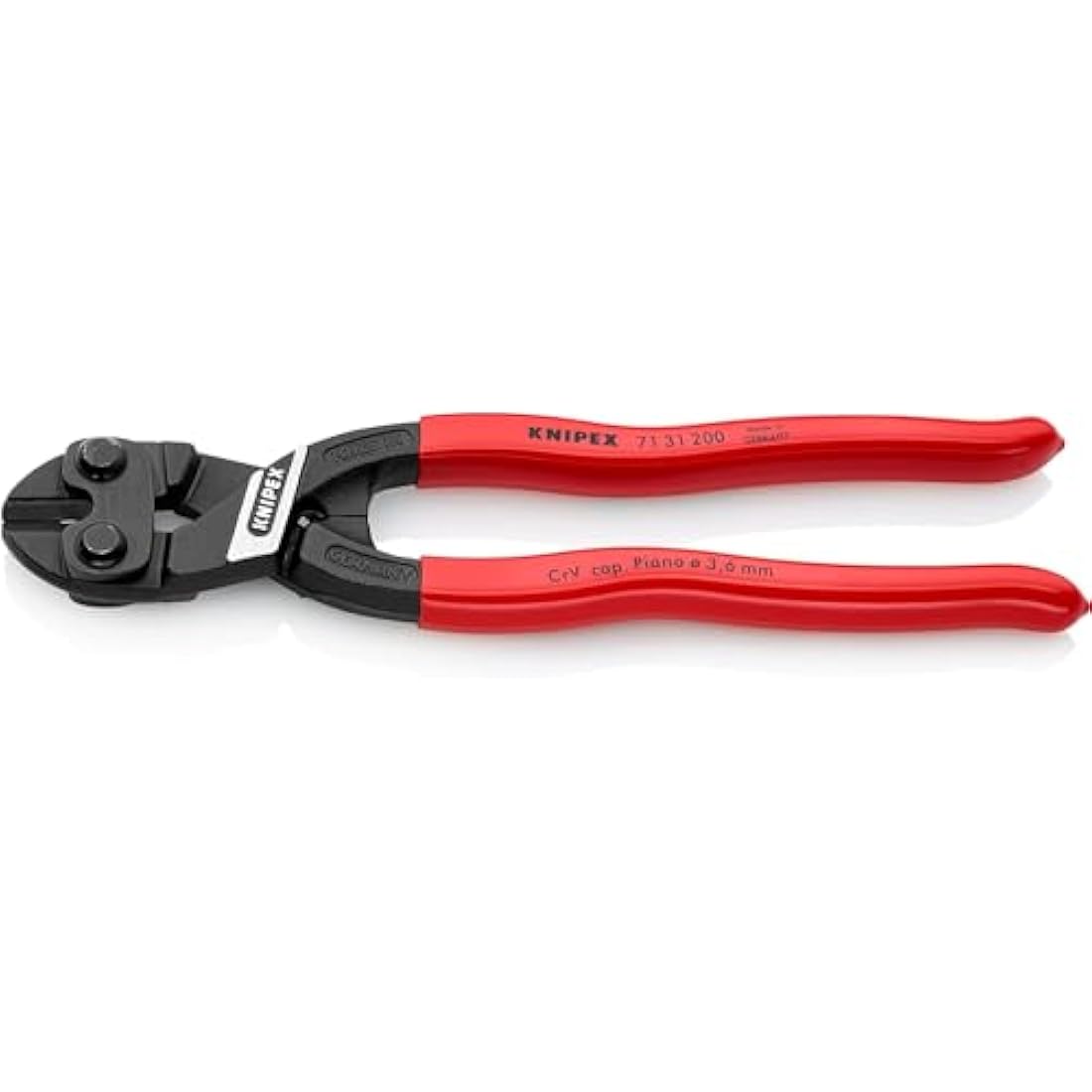 Knipex CoBolt® Compact Bolt Cutter black atramentized, plastic coated 200 mm 71 31 200