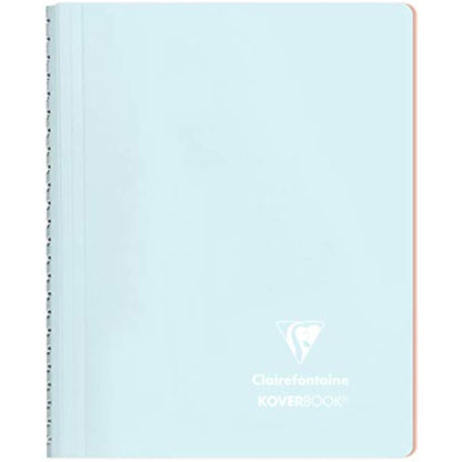 Clairefontaine 366781C Set of 5 Spiral Notebooks Koverbook Blush - A5 14,8x21 cm - 160 Lined Pages - White Paper 90 g - Opaque Polypro Cover - Random Colours