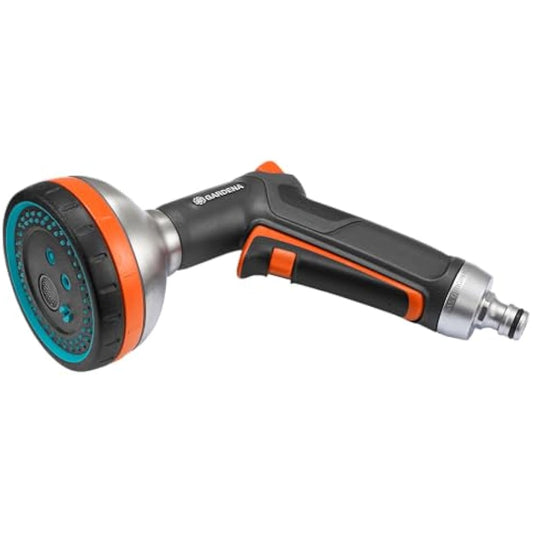 Gardena Premium Multi Sprayer: Garden Sprayer for Watering and Cleaning, Five Spray Patterns, Filter, Lock, Robust, Frost Protection (18317-20)