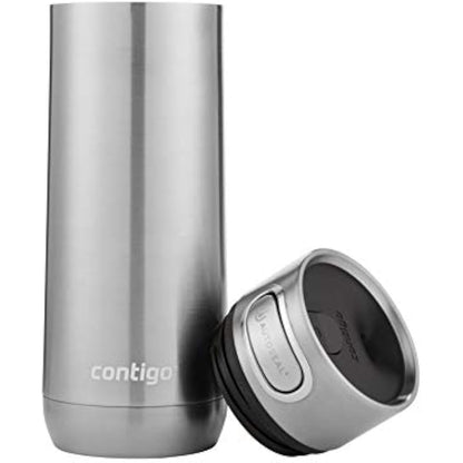 Contigo Luxe Autoseal Travel Mug, Stainless Steel Thermal Mug, Vacuum Flask, Leakproof Tumbler, dishwasher safe, Coffee Mug with BPA Free Easy-Clean Lid