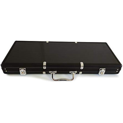 Smir - 360355 - World Poker Tour - Grimaud Poker Set in Black Aluminium Briefcase - 500 American Chips