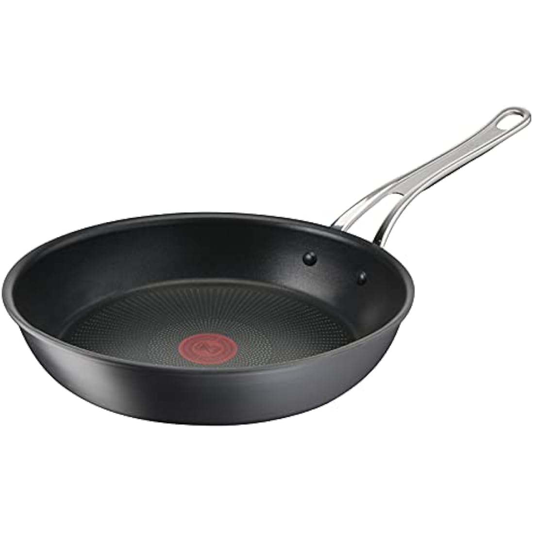 Tefal Jamie Oliver Cook’s Classics Frying Pan, 30cm, Hard Anodised Aluminium, Non-Stick, Oven-Safe, Induction Compatible, Riveted Handle, Black – H9120744