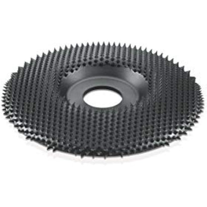 Kutzall Extreme Shaping Disc - Very Coarse, 4-1⁄2" (114.3mm) Dia. X 7⁄8" (22.2mm) Bore - Woodworking Angle Grinder Attachment for DeWalt, Bosch, Milwaukee, Makita. Abrasive Tungsten Carbide, SD412X120
