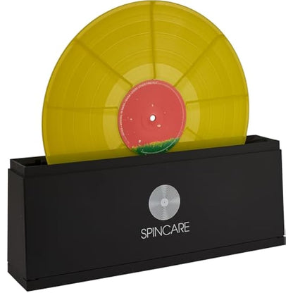 Vinyl Record Cleaner Kit by SPINCARE | Record Cleaning Machine Includes Washer Solution Drying Rack & Accessories | Cleans 500 LPs & Protects Labels