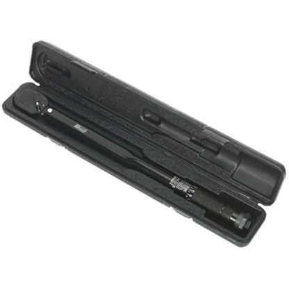 Sealey Ak624B Micrometer Torque Wrench 1/2In Sq Drive Calibrated Black Series