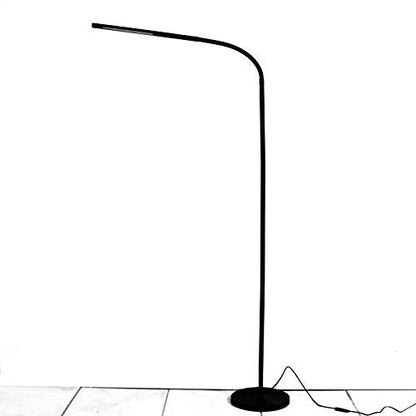 LIGHTEU, LED Floor Lamp 6 W Touch Sensor Switch, Floor Lamp Modern and Simple Style, Continuous Dimming, Long Adjustable Arm for Sofa/Office Reading,