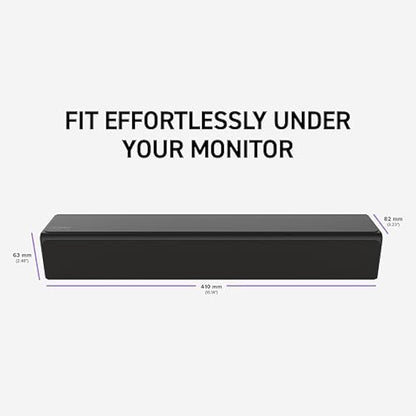 CREATIVE Stage SE mini Compact Under-monitor Soundbar with Bluetooth 5.3, USB Digital Audio, For PC and mobile