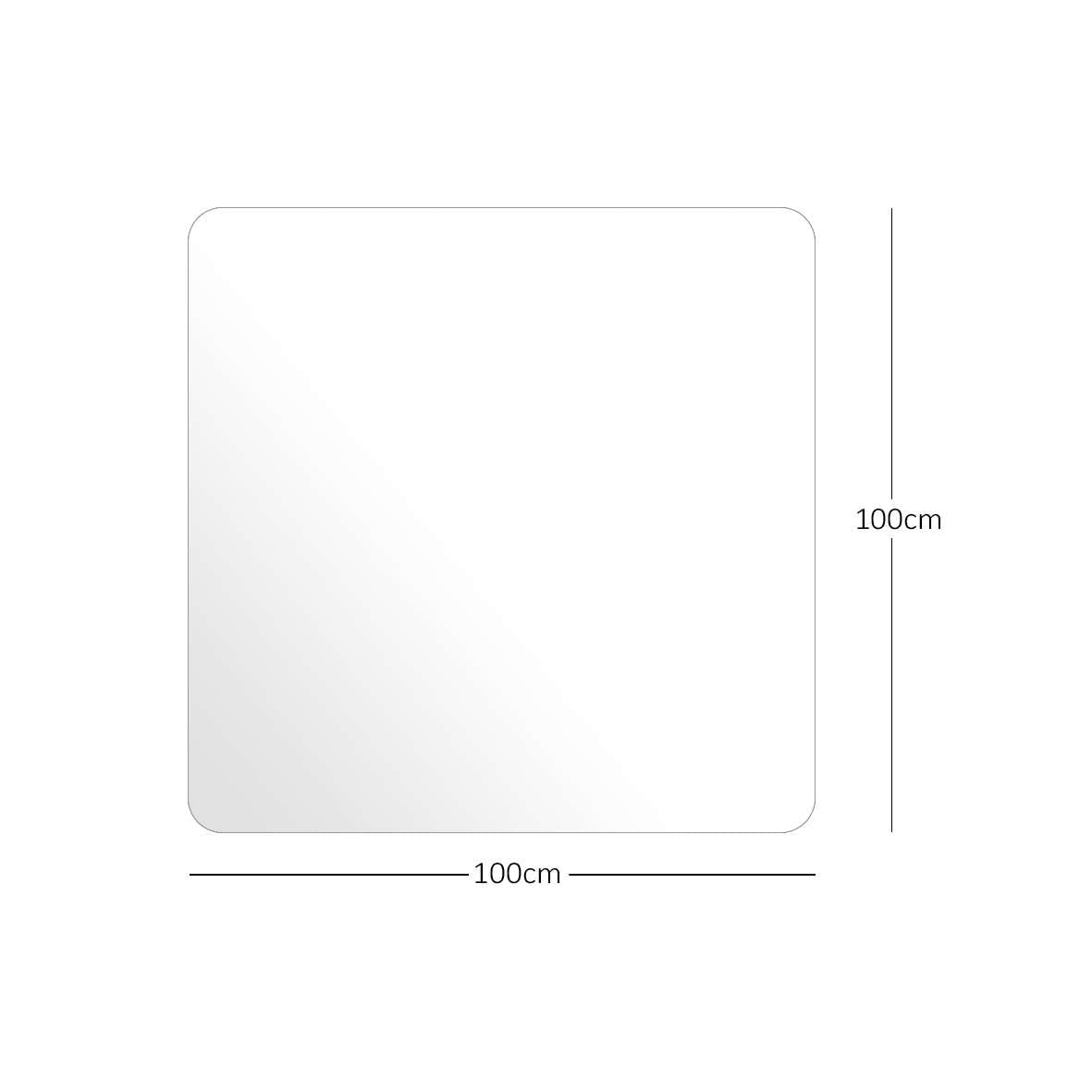 Clear Chair Mat, Non-Slip PVC Clear Wooden Floor Protector Mat with Round Edge, Heat Resistant & Waterproof Flooring Protector for Home and Office