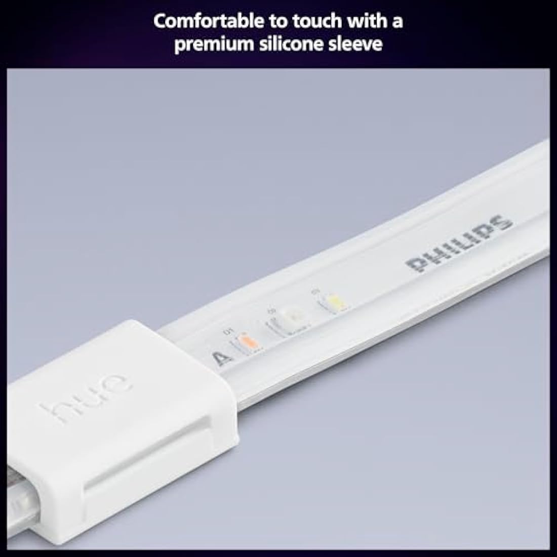 Philips Hue Indoor 5-Meter Smart LED Solo Lightstrip Base Kit (Pack of 1), LED Lights Controlled with Hue App, Smart Lighting Works with Alexa, Google Assistant and Apple HomeKit, Plug Type G