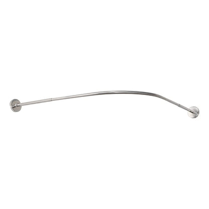 Hershii Curved Shower Curtain Rod Adjustable (70-95 cm) x (70-95 cm)