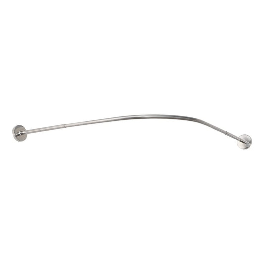 Hershii Curved Shower Curtain Rod Adjustable (70-95 cm) x (70-95 cm)