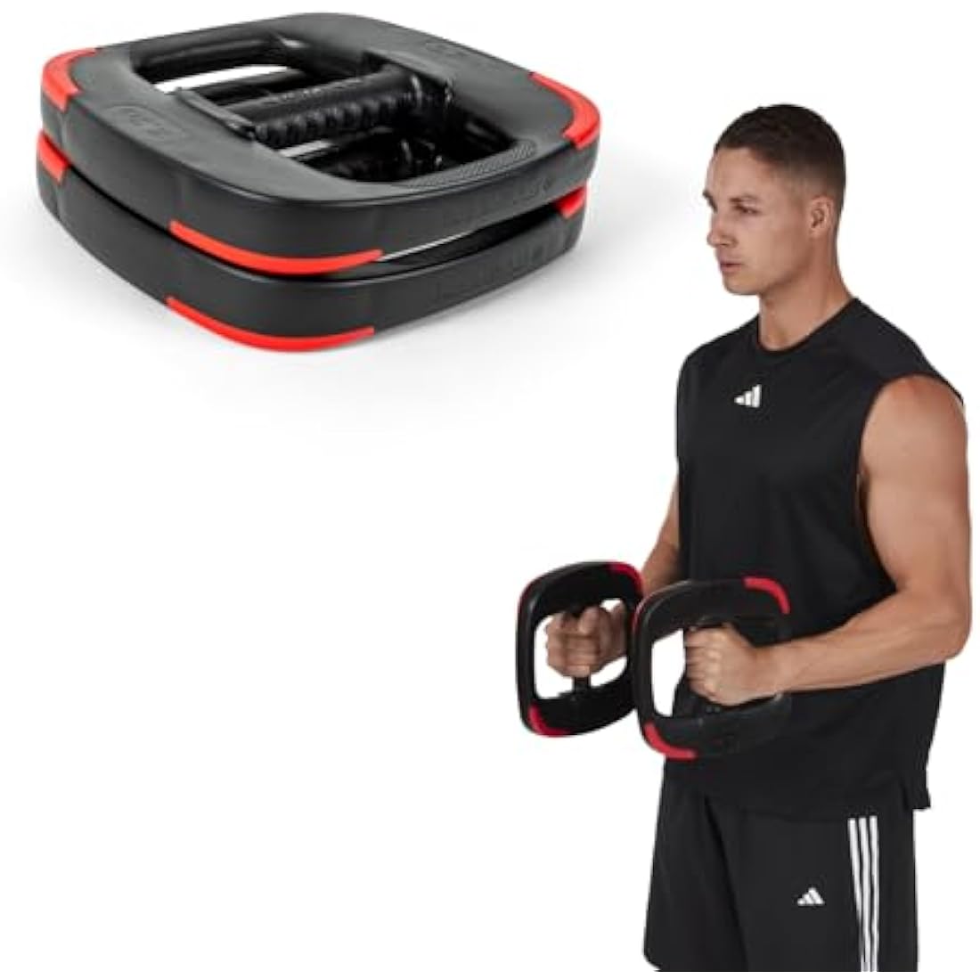 Les Mills™ Dual Purpose Ergonomic Exercise Weight Plates for Total Body Workouts