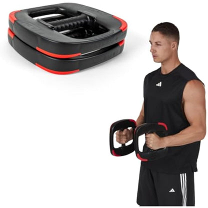 Les Mills™ Dual Purpose Ergonomic Exercise Weight Plates for Total Body Workouts