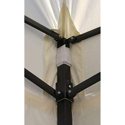 All Seasons Gazebos 3x3m Heavy Duty Fully Waterproof Pop up Gazebo With 4 Side Walls and Accessory Pack - Cream