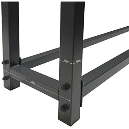 QUICK STAR Metal Firewood Rack Anthracite 200 x 25 x 115 cm Garden Firewood Shelter 0,8 m³ / 1 SRM Stacking Aid Outdoor with Weather Protection Gray