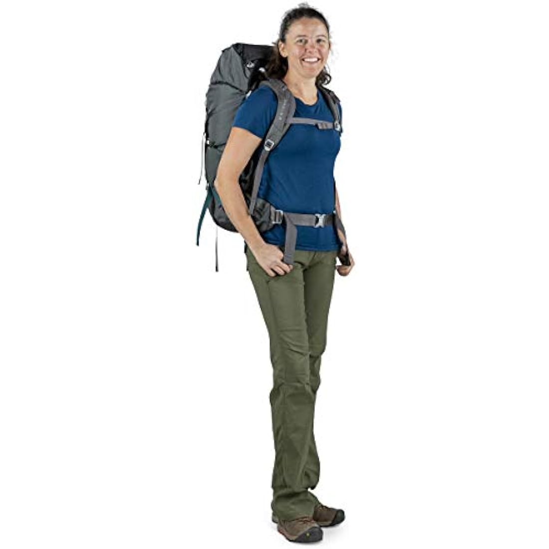 Osprey Europe Women's Ventilated Backpacking Pack, Cinder Grey, One Size
