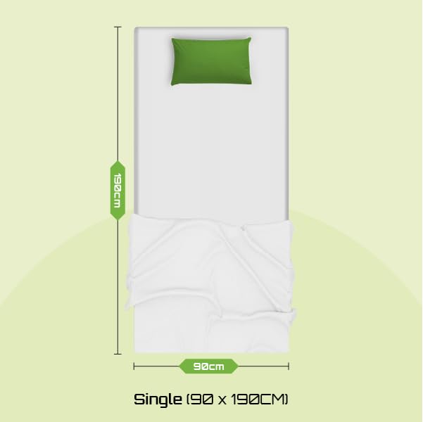 Starlight Beds Diamond Sprung Single Mattress with Memory Foam Layer