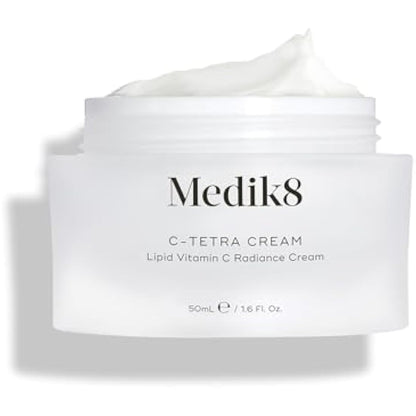 Medik8 C-Tetra Cream - Lipid Vitamin C Radiance Cream - Visibly Bright, Dewy and Energised Complexion - 50ml