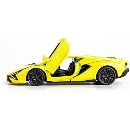 RMZ City 1/36 Scale Lamborghini Sián FKP37 Casting Car Model, Zinc Alloy Pull Back Vehicles Toy Car for Toddlers Kids Boys Girls Gift