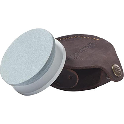 Hultafors Swedish Axe Griding Stone with Leather Pouch, Grey
