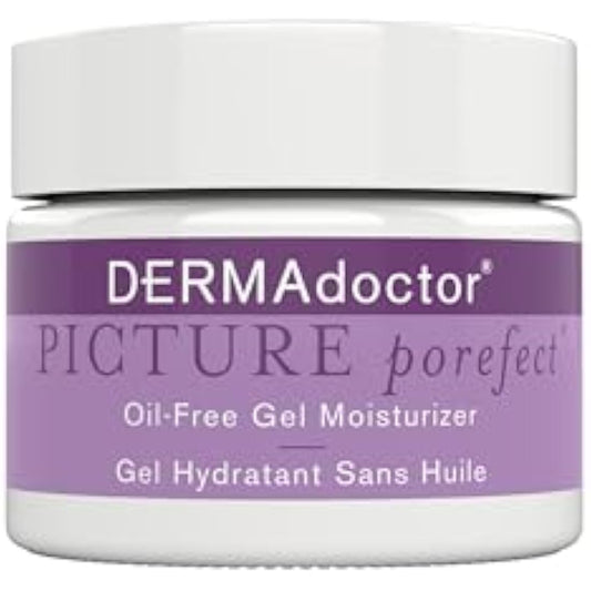 DERMAdoctor Picture Porefect Oil-Free Face Gel, Moisturizing, Soothing, Protecting and Supports Skin Healing with Rose Water, Zinc, Copper and Magnesium 50ml (20335-7)