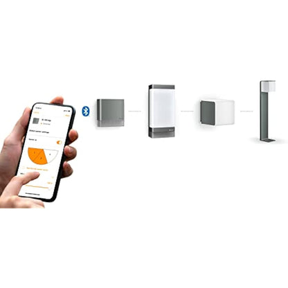 STEINEL Smart LED House Number Light L 270 SC, Light up House Number Plaque, Motion Sensor Light, Soft Light Start, Outdoor Wall Light, Remote Control via App