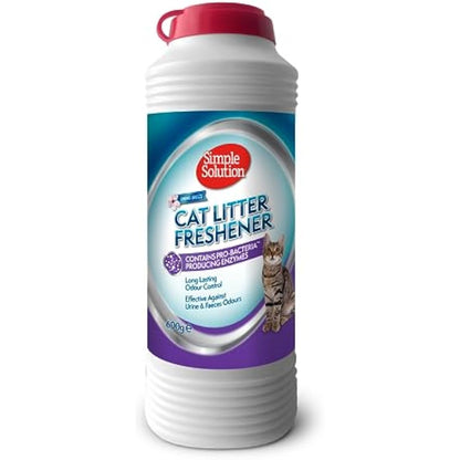 Simple Solution Cat Litter Freshener with Enzymatic Cleaning Granules 600g