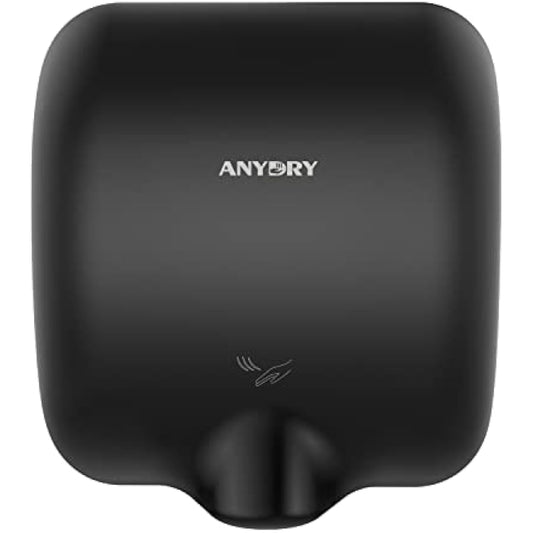 anydry 2800 Commercial Hand Dryer,Heavy Duty Stainless Steel Hand Dryers,Electric Hand Dryer For Toilet.(Matte Black)