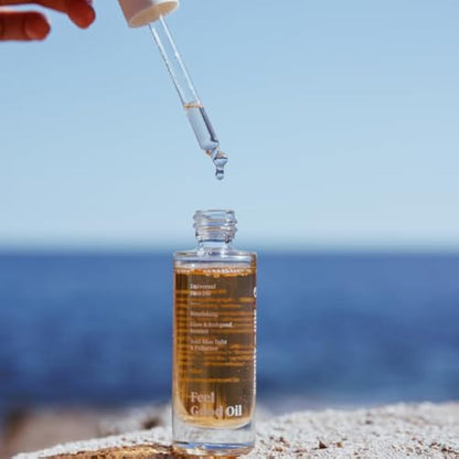 SeventyOne Percent | Feel Good Oil | Dry Oil Face | Ultra Moisturizing & Protective | Restores & Smoothes Skin | Radiance Revealer | Anti-Oxidant | 99% Natural - Made in France | 50 ml