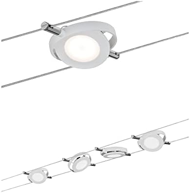 Wire Systems 94105 DC LED Set RoundMac 4x4W White matt 230V/12V DC 30VA Metal