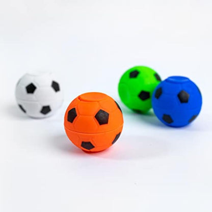 Toyseum 20 x Football Fidget Spinners for Kids, Party Bag Fillers for Boys & Girls, Fun Toy Favours for School Prizes and Themed Parties, Pack of 20