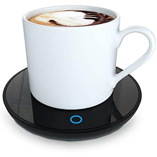 GARMEE Mug Warmer Coffee Warmer - Cup Warmer with 2 Temperature Settings Smart Tea Warmer Portable Beverage Warmer Drink Warmer for Office丨Desk丨Cocoa丨Coffee丨Tea丨Milk丨Hot Drinks（Excluding Cup）