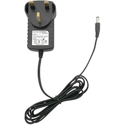 MyVolts 12V power supply adaptor compatible with Yamaha PSR-530 Keyboard - UK plug