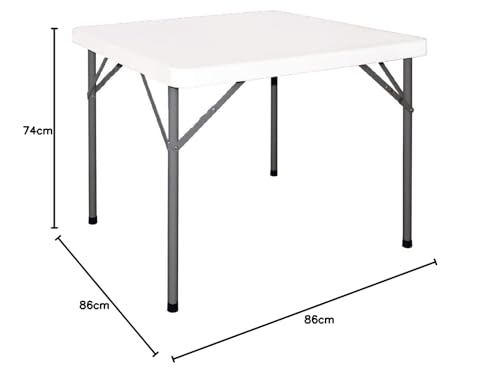 Bolero Foldaway Square Table 3Ft 740X860X860mm Restaurant Bar CafпїЅ Commercial